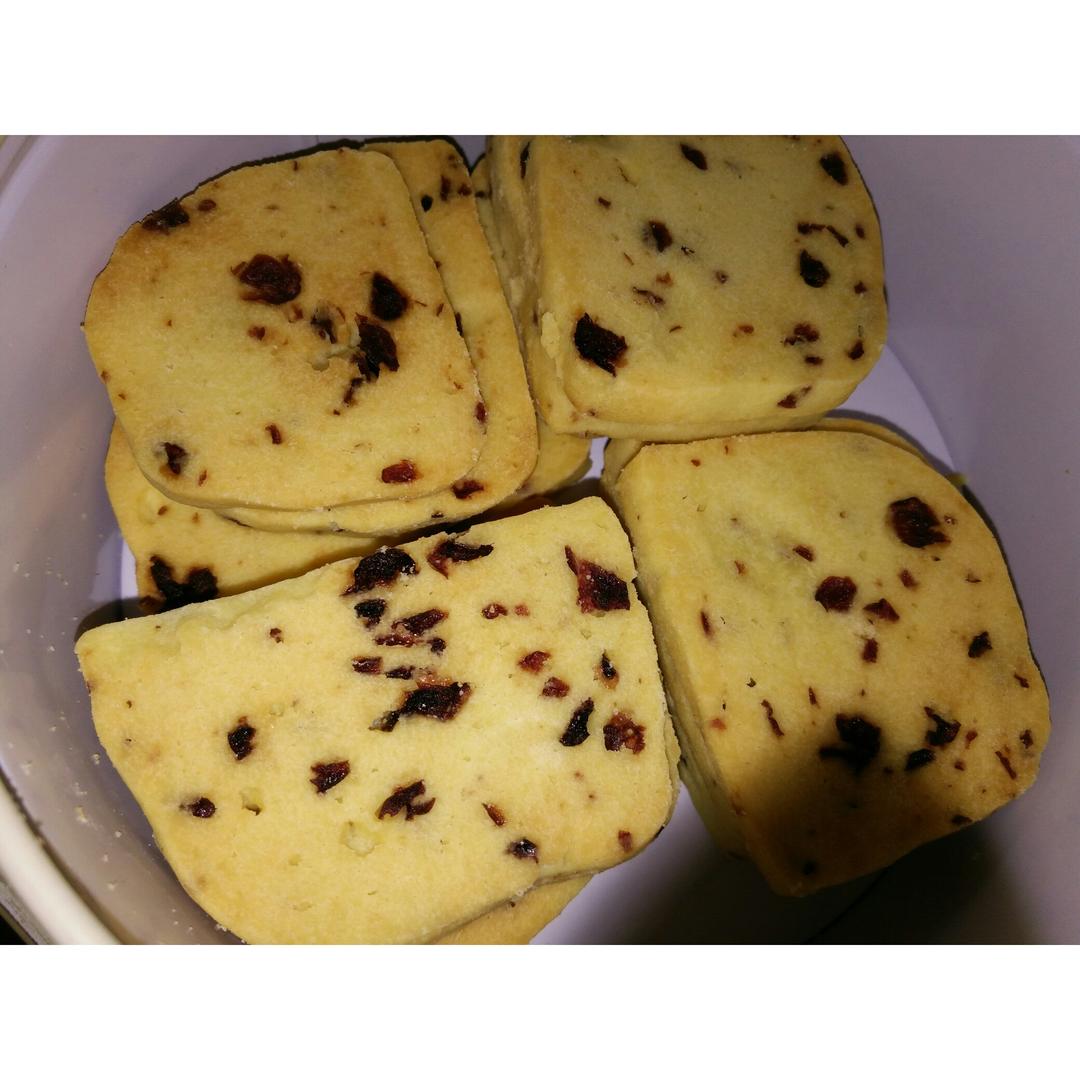 低糖少油版蔓越莓饼干