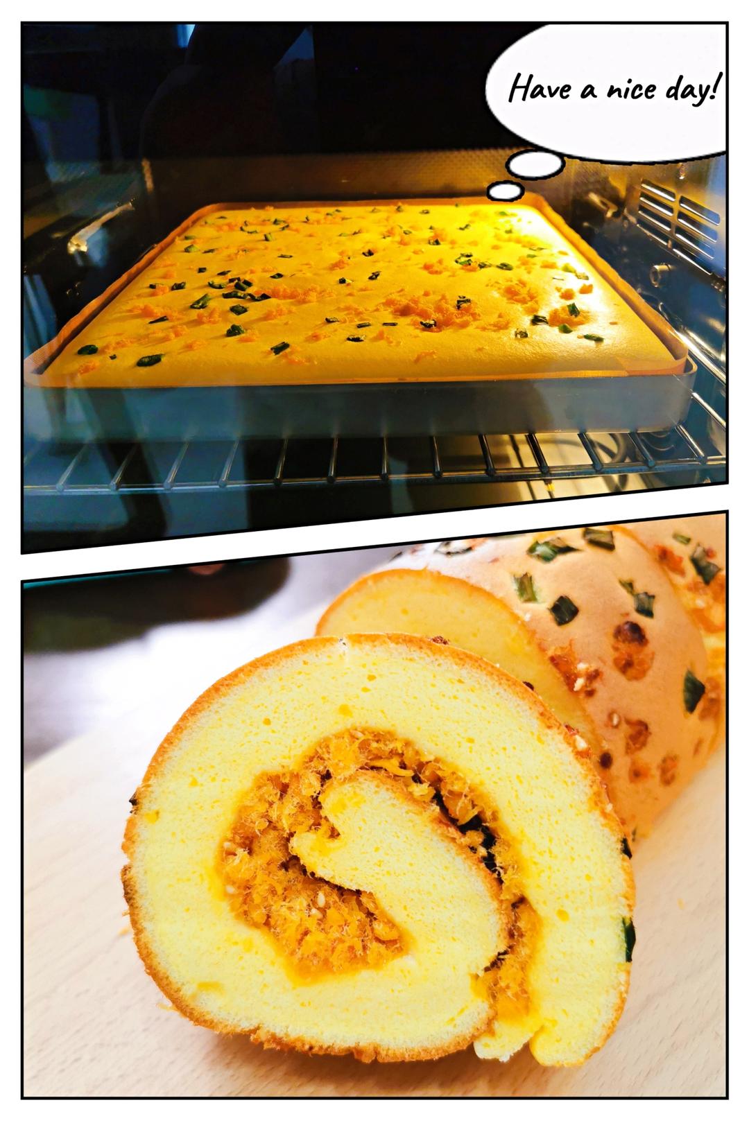 怎么卷都不裂的肉松蛋糕卷