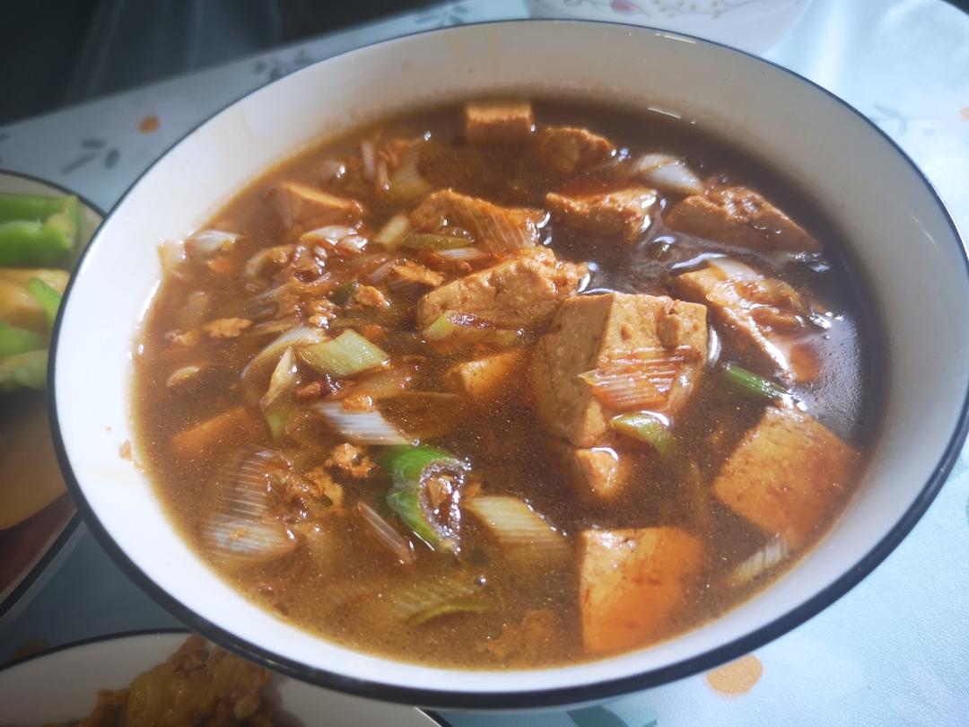 家常葱烧豆腐
