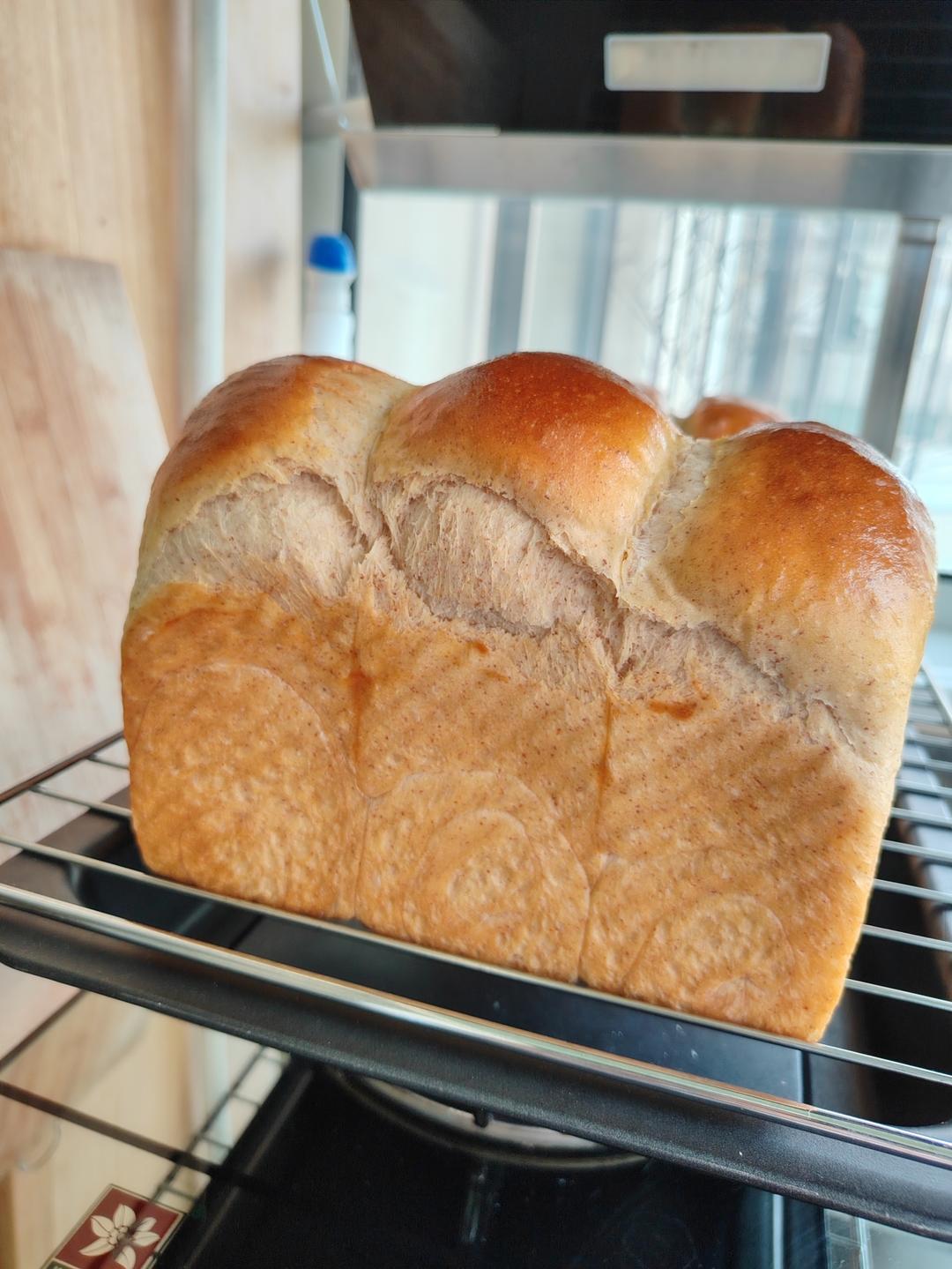 全麦轻吐司｜低油低糖中种法