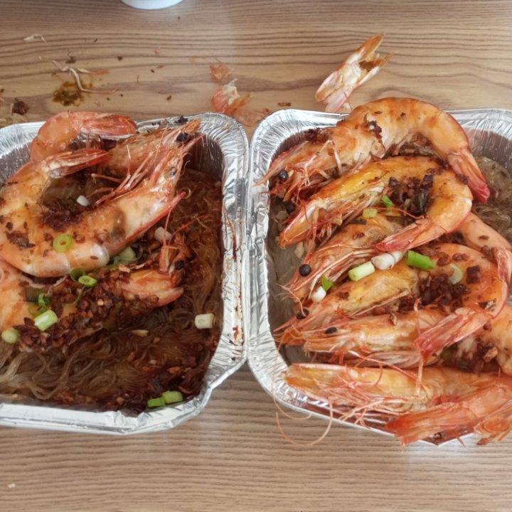 空气炸锅🦐蒜蓉粉丝虾😍