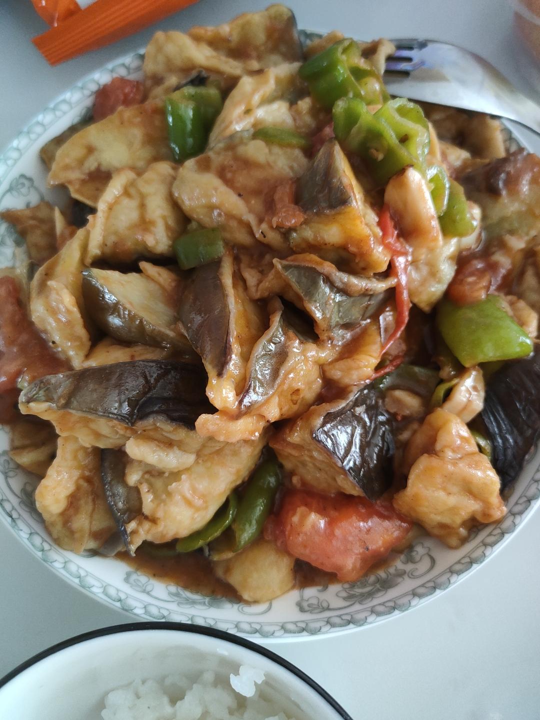 比饭馆好吃的烧茄子