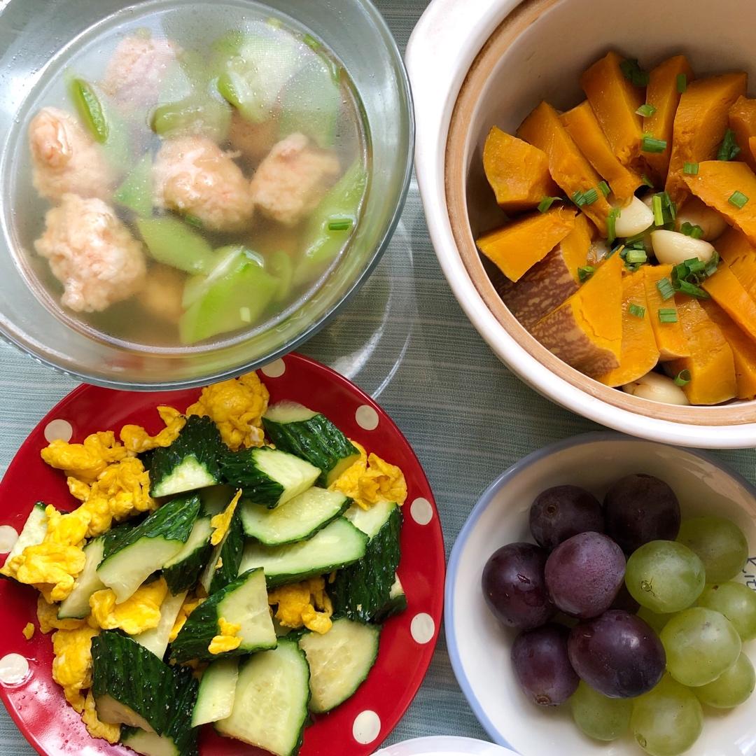 清甜丝瓜虾滑汤