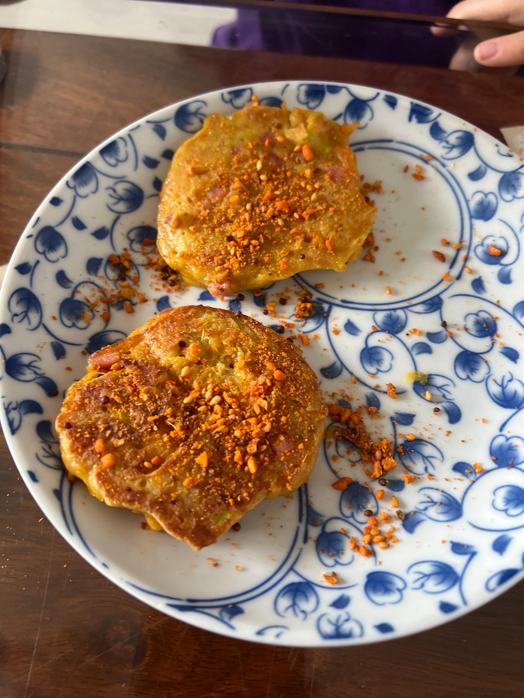 孩子挑食不爱吃菜就做这个～早餐蔬菜饼