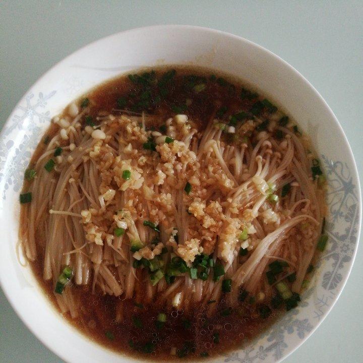 蒜蓉蒸金针菇