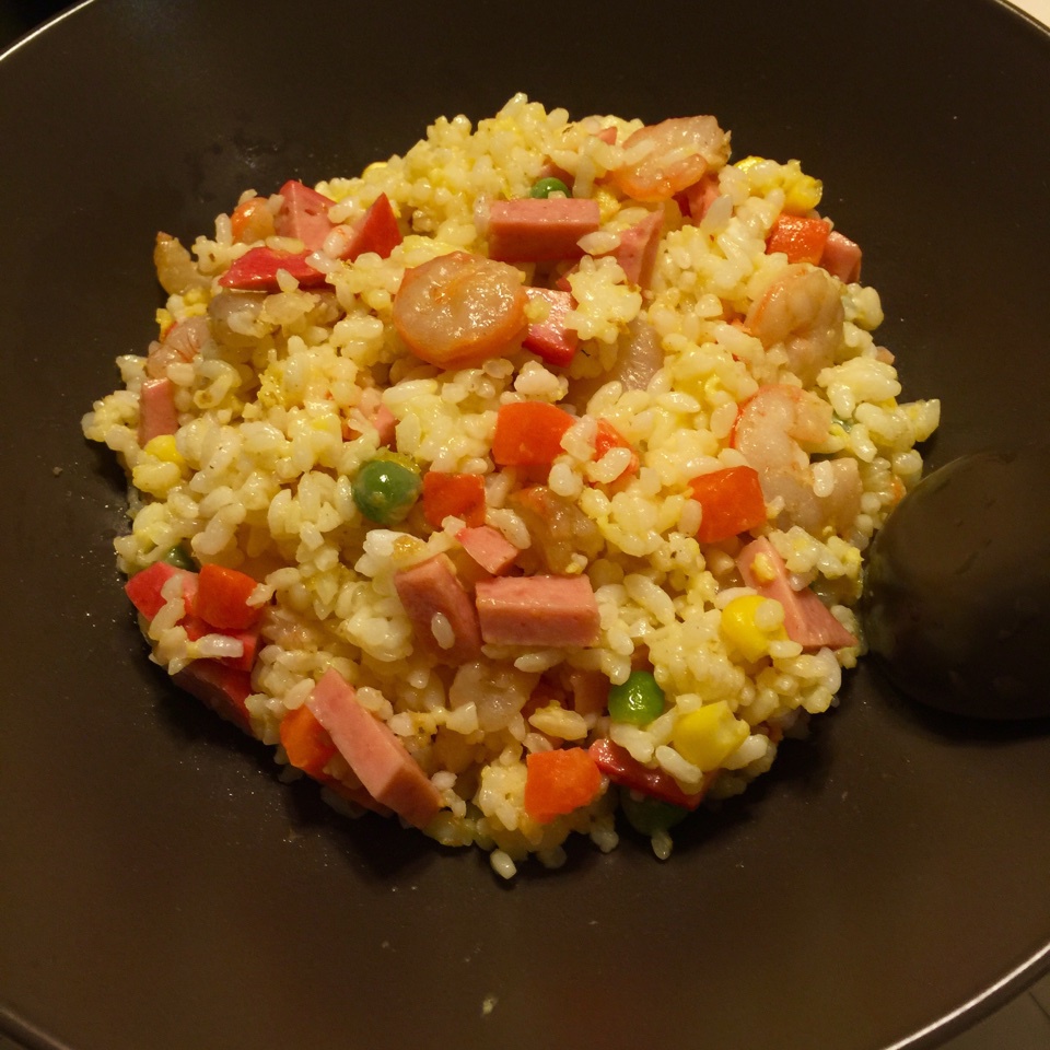虾仁蛋炒饭