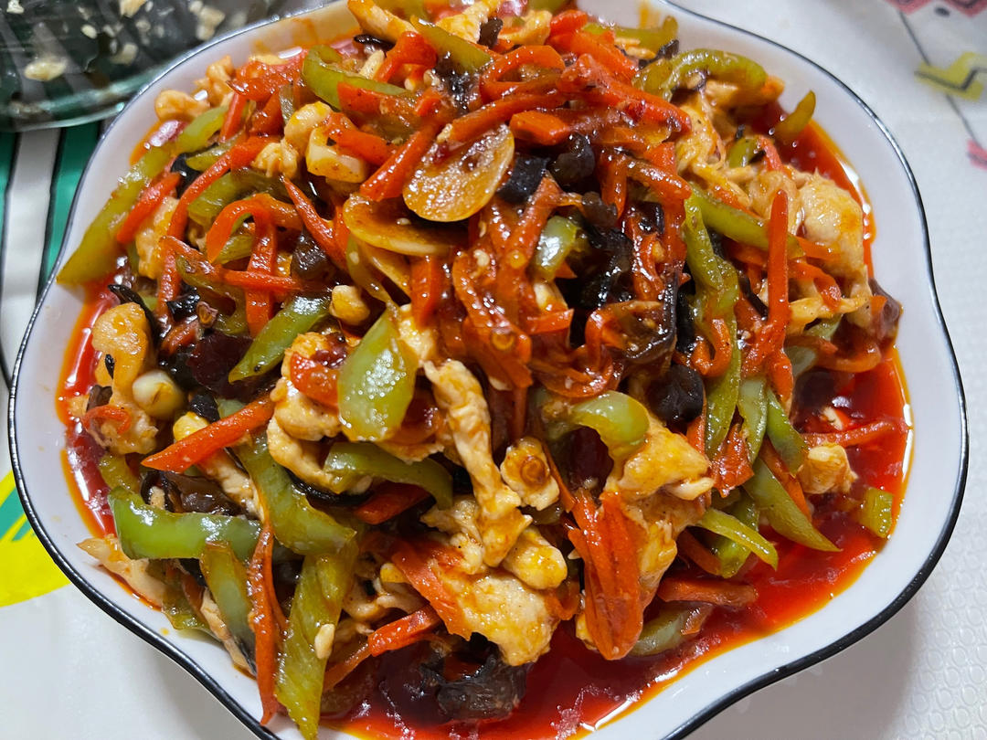 『鱼香鸡丝』减脂期必备菜品