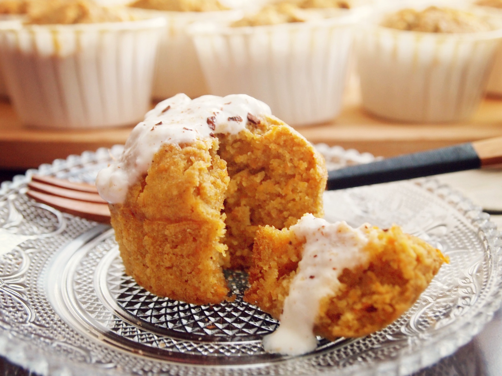 kakadan做的胡萝卜奶油玛芬