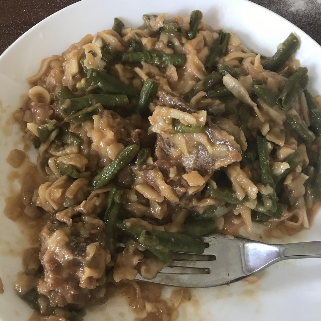 豆角焖面