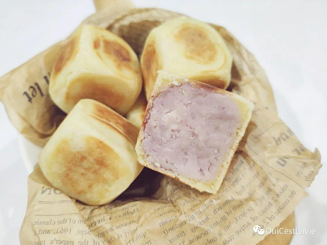 #低糖低油小零食# 芋泥仙豆糕