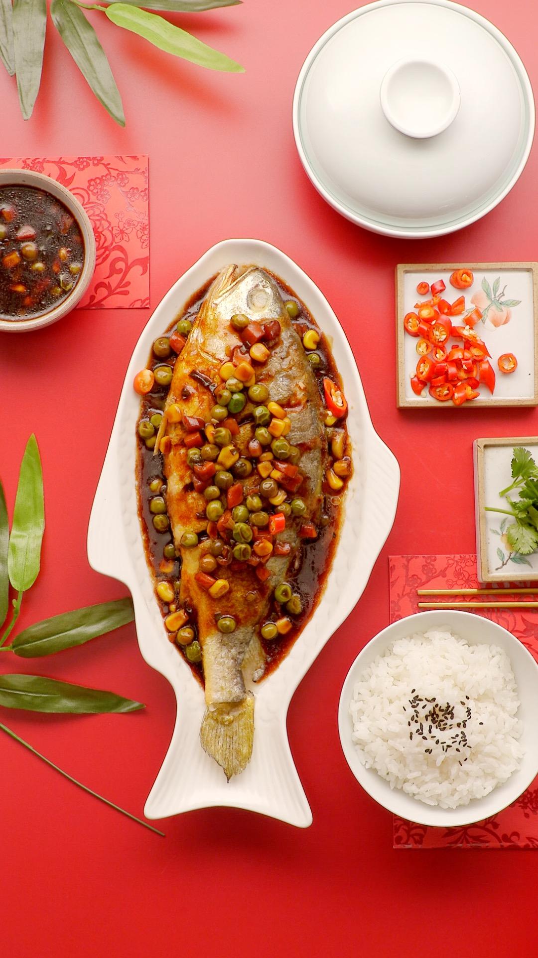 年年有余-浇汁黄鱼