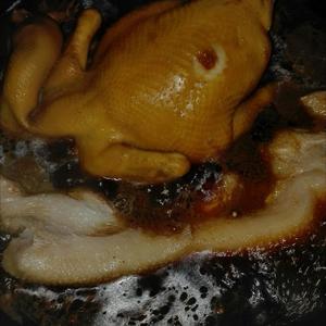 卤水鸡和猪肉的做法 步骤4