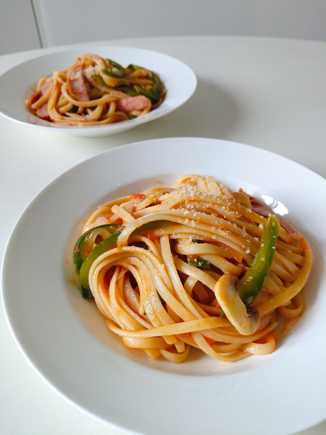 日本洋食屋里的拿波里意面🍝