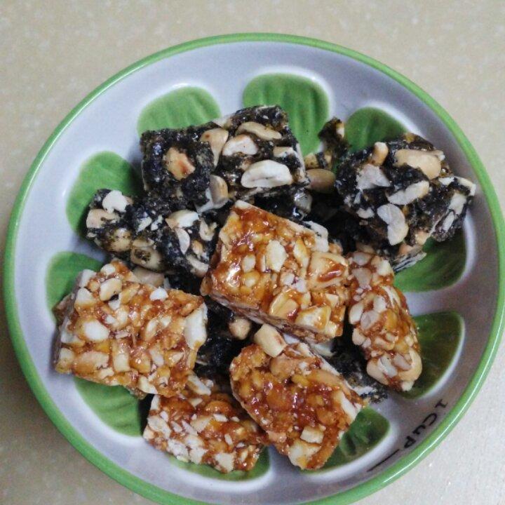 无水无油香脆花生糖