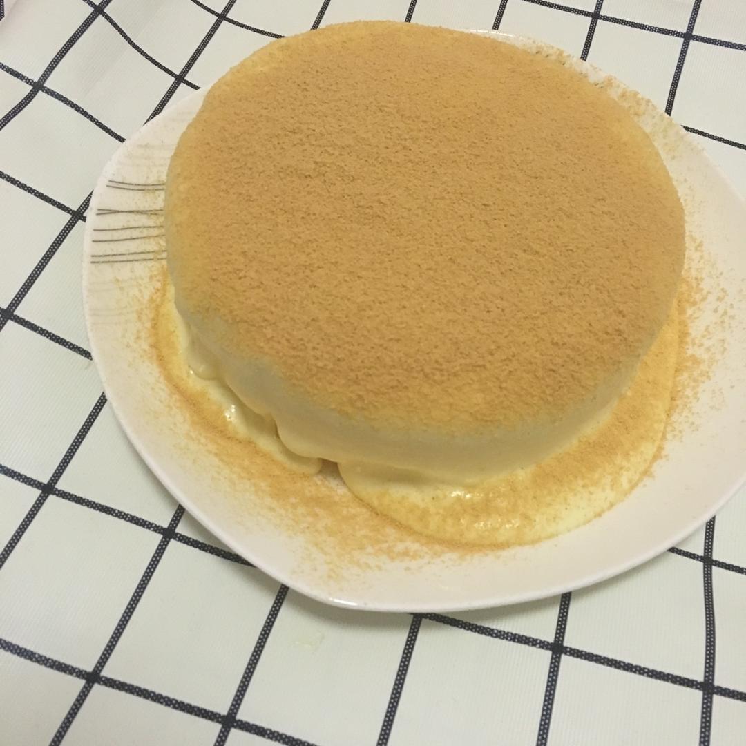 阮可爱呦做的超好吃的豆乳爆浆蛋糕