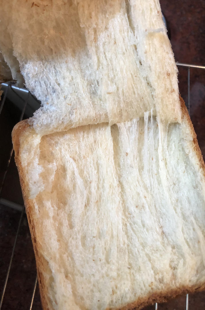 夺命软吐司(๑´ڡ`๑)超软拉丝极速方便的一次发酵吐司