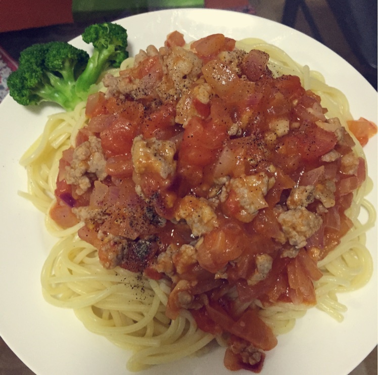 番茄肉酱意大利面