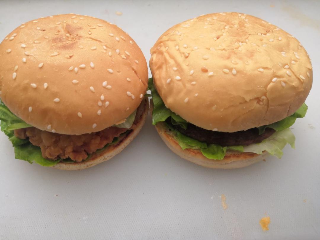 汉堡包面包胚