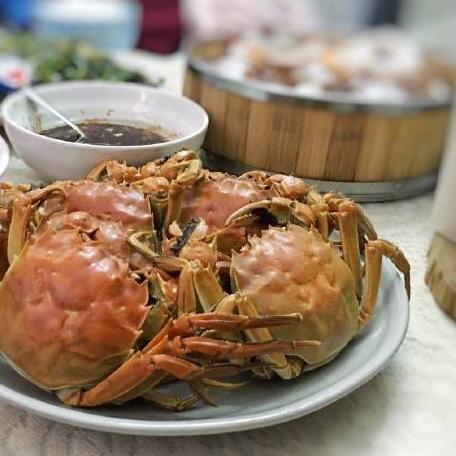 清蒸大闸蟹