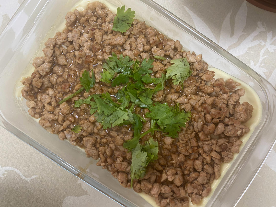 比布丁还要嫩，老少皆宜的肉沫蒸蛋