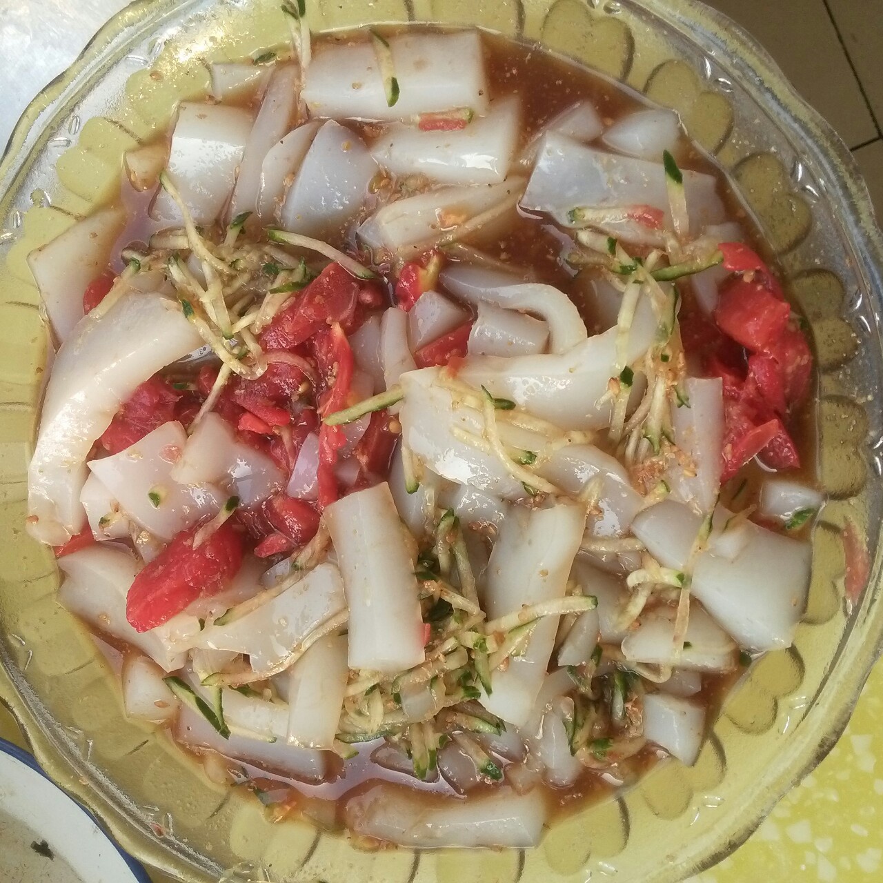 自制面筋、烤麸、凉粉、淀粉