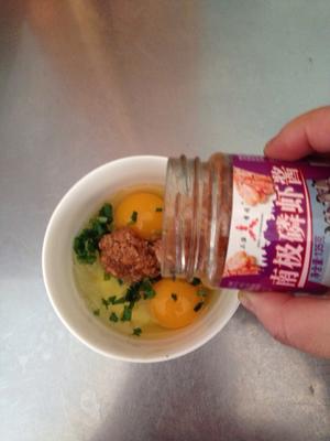 南极磷虾酱韭菜鸡蛋饼—南极春天的味道的做法 步骤2