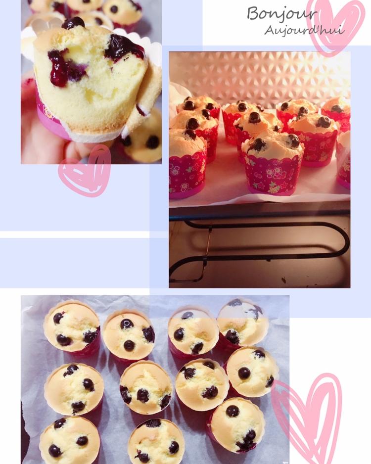 爆浆蓝莓杯子蛋糕🎂