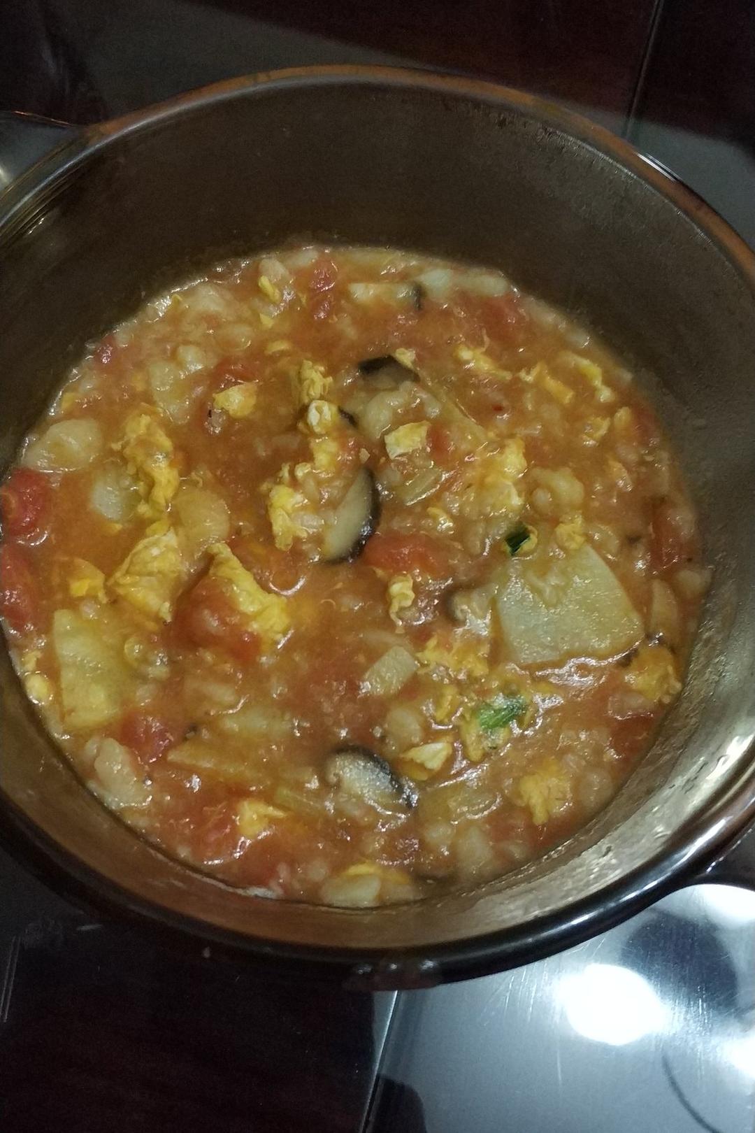 简单早餐-疙瘩汤