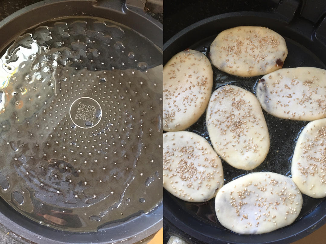 酥掉渣༄「发面千层豆沙酥饼」༄的做法 步骤12