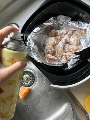 低热量_鸡胸肉版盐酥鸡@空气炸锅的做法 步骤3