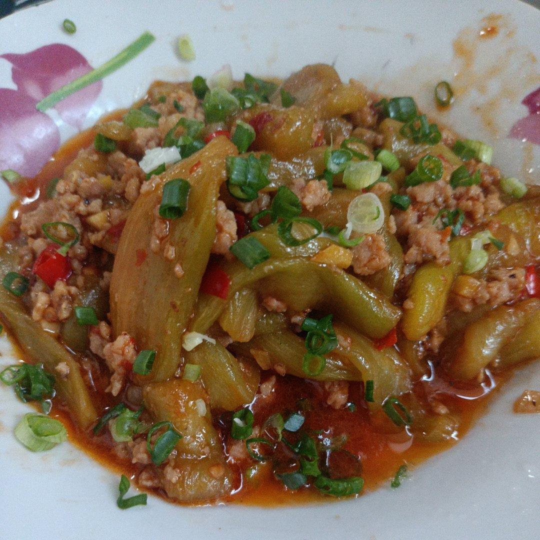 红烧茄子肉末