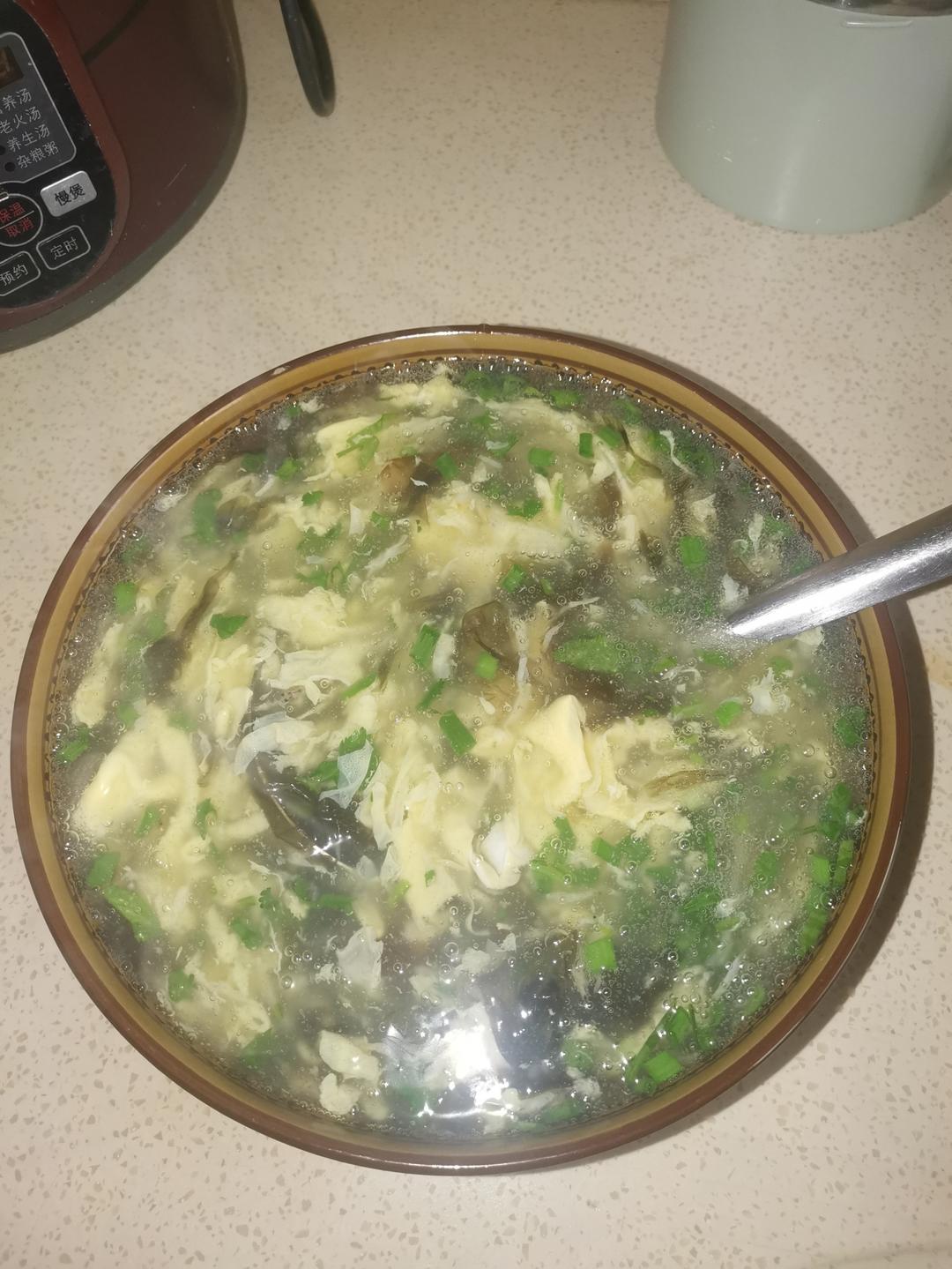 最鲜美好喝的「紫菜蛋花汤」