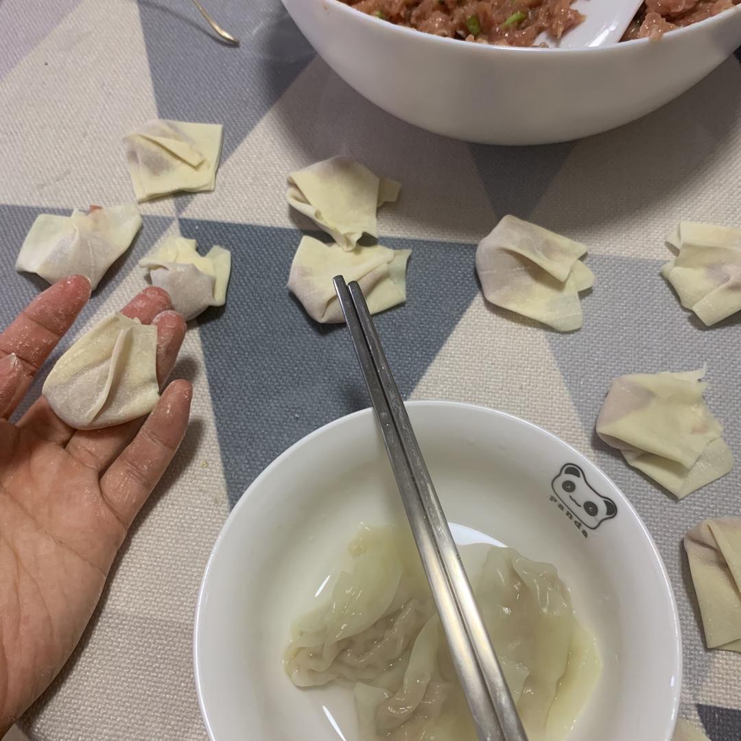 上海小馄饨包法