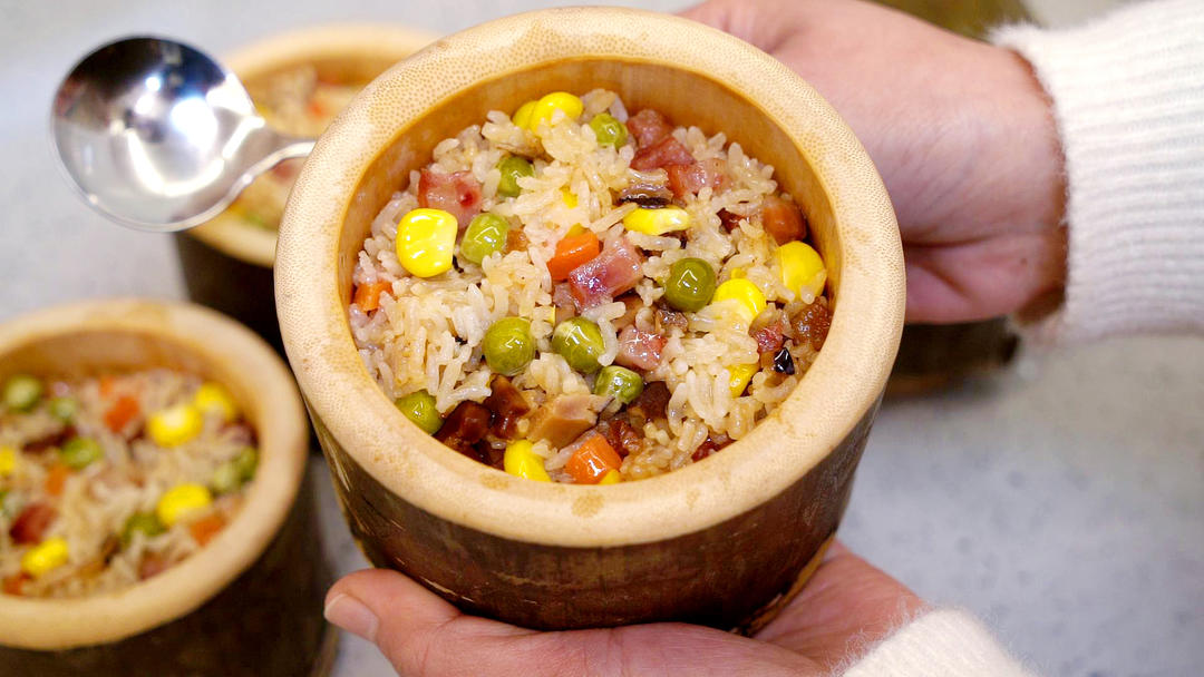 腊味竹筒饭