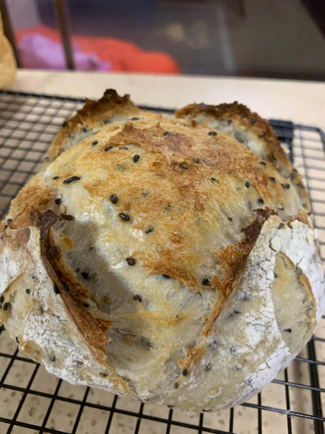 练手版亚麻籽欧包