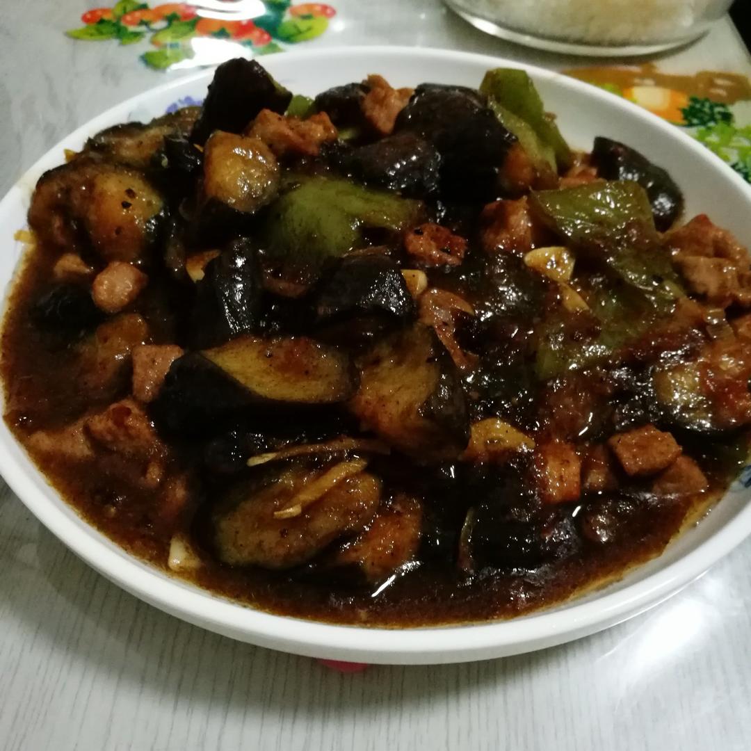 肉段烧茄子