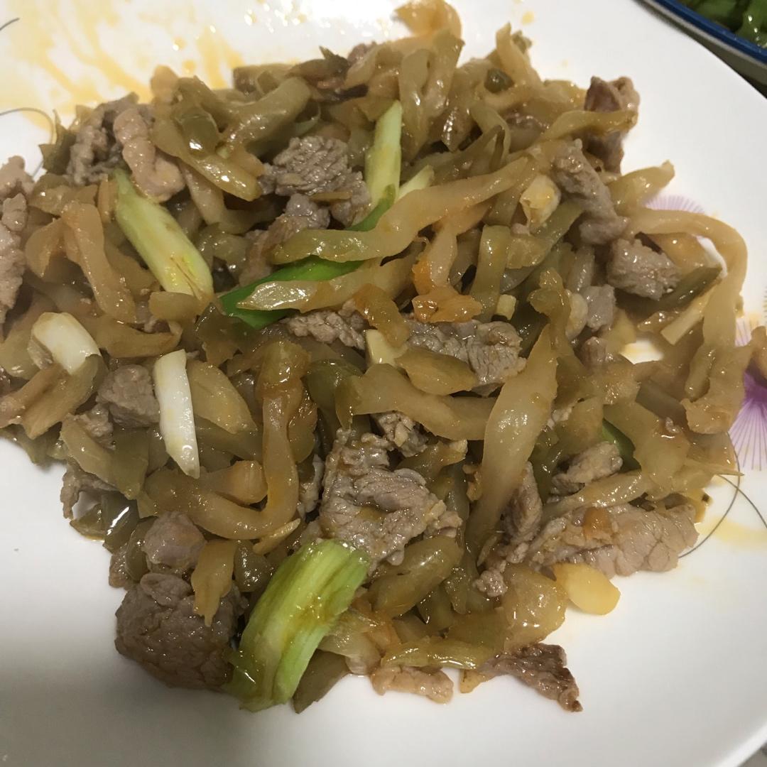 榨菜肉丝