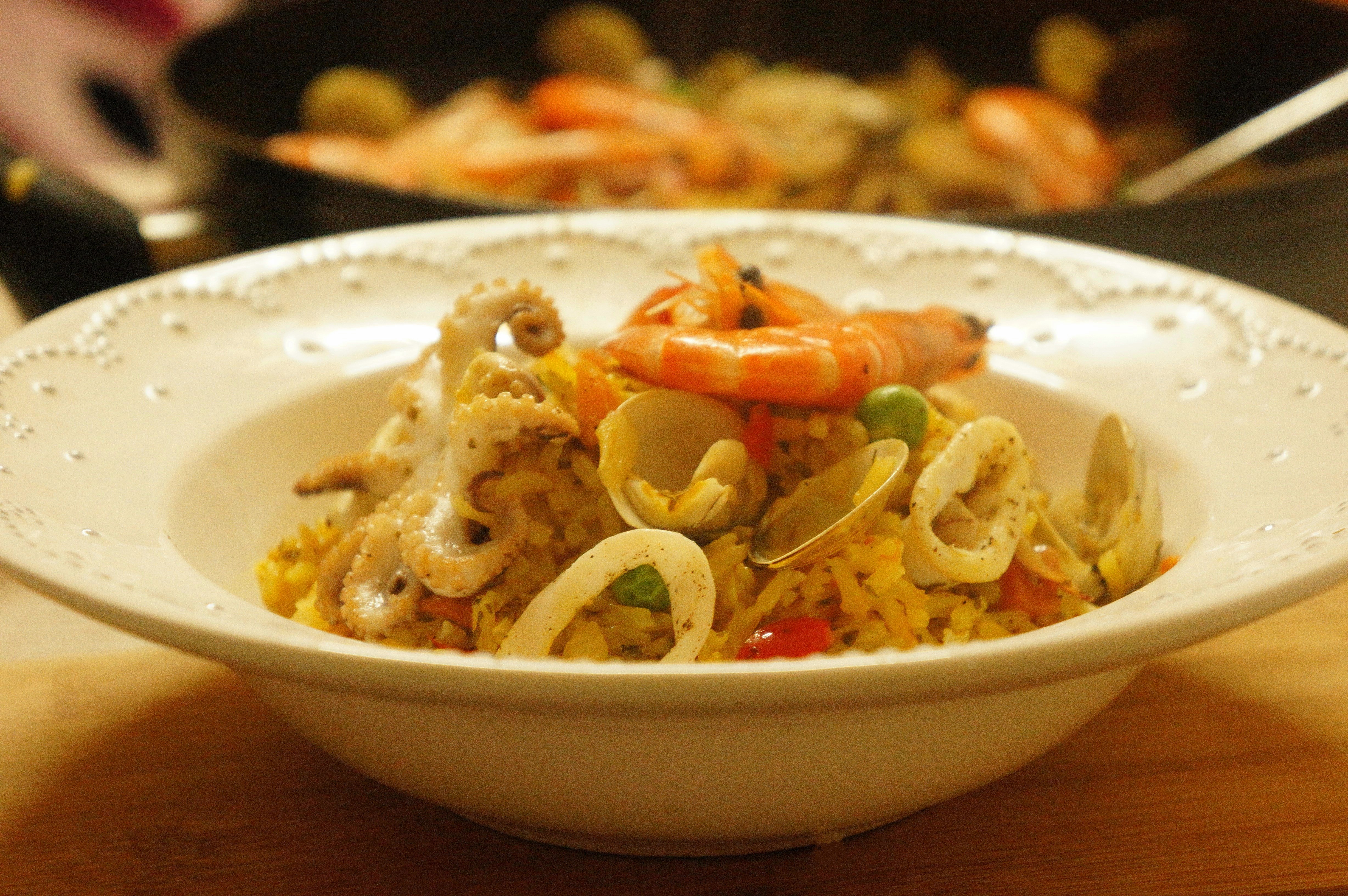 【曼食慢语】Seafood Paella 西班牙海鲜饭