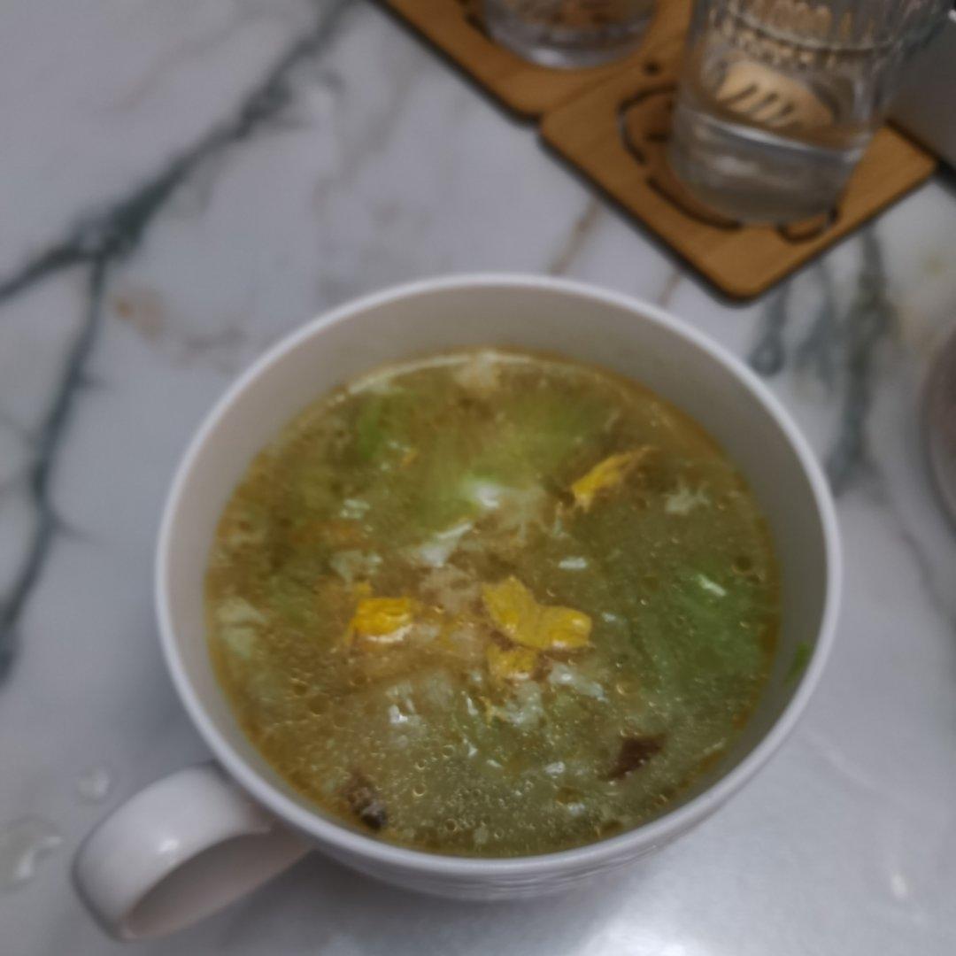 看着平平无奇却很鲜美的白菜鸡蛋汤