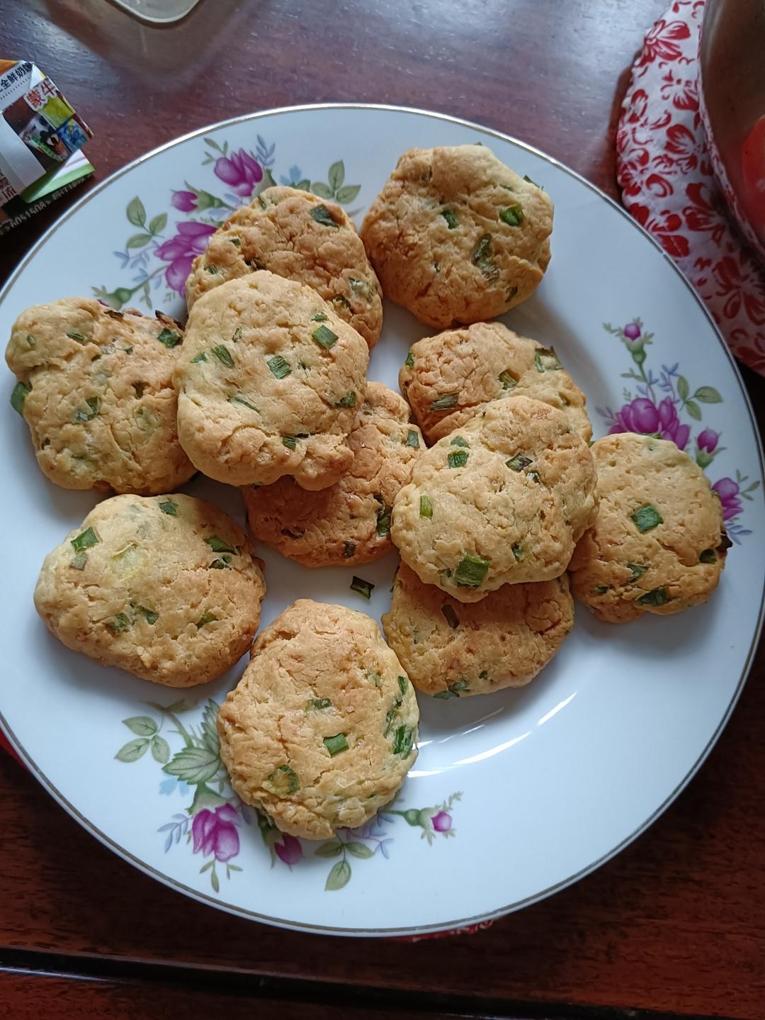 好吃又不油腻的葱花酥饼干