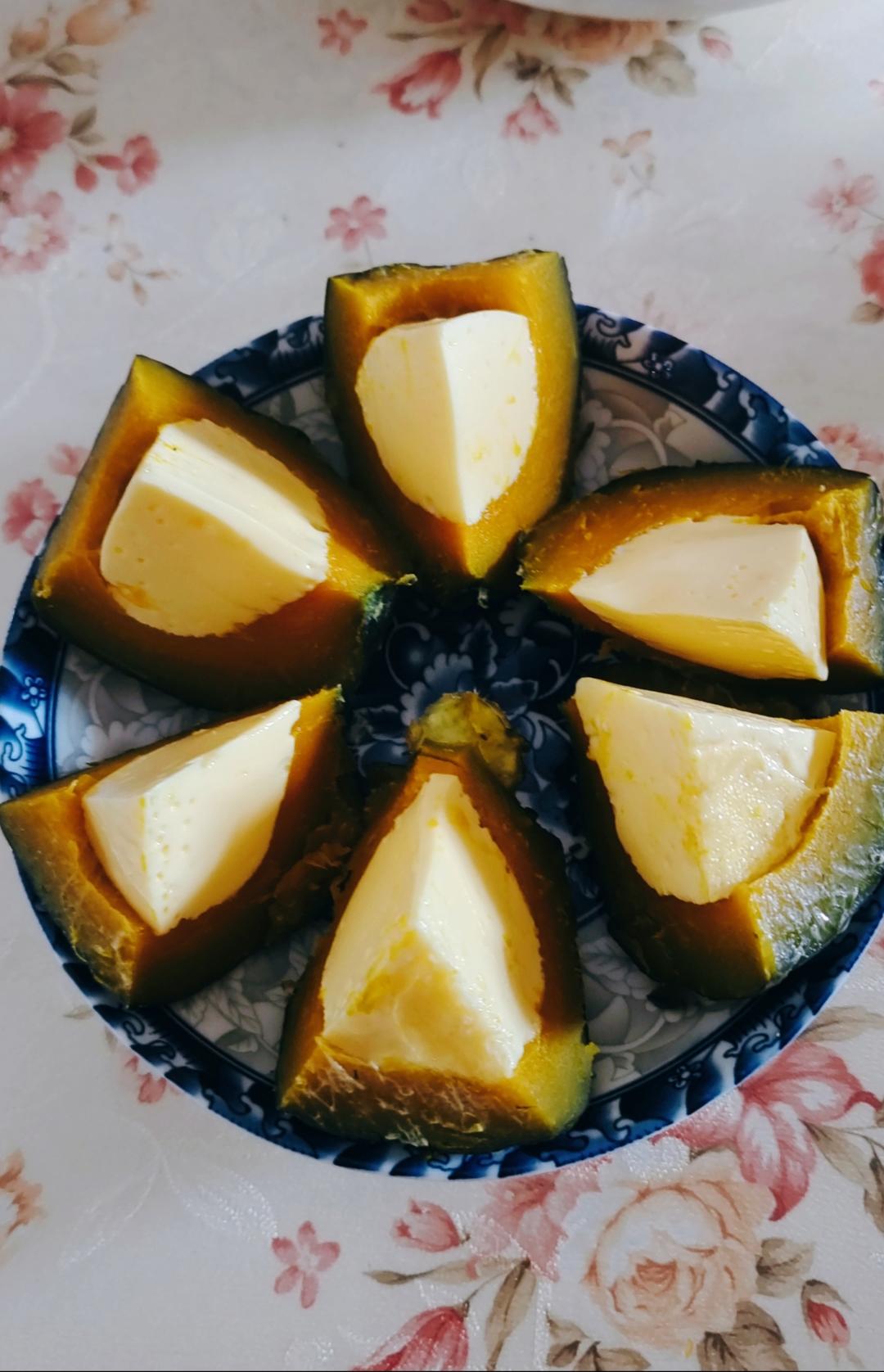 贝贝南瓜蒸蛋（懒人0失败）