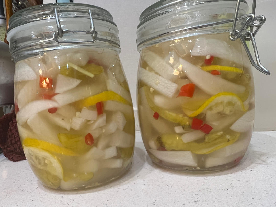 超级开胃爽脆❗️低脂零卡的酸甜泡椒萝卜