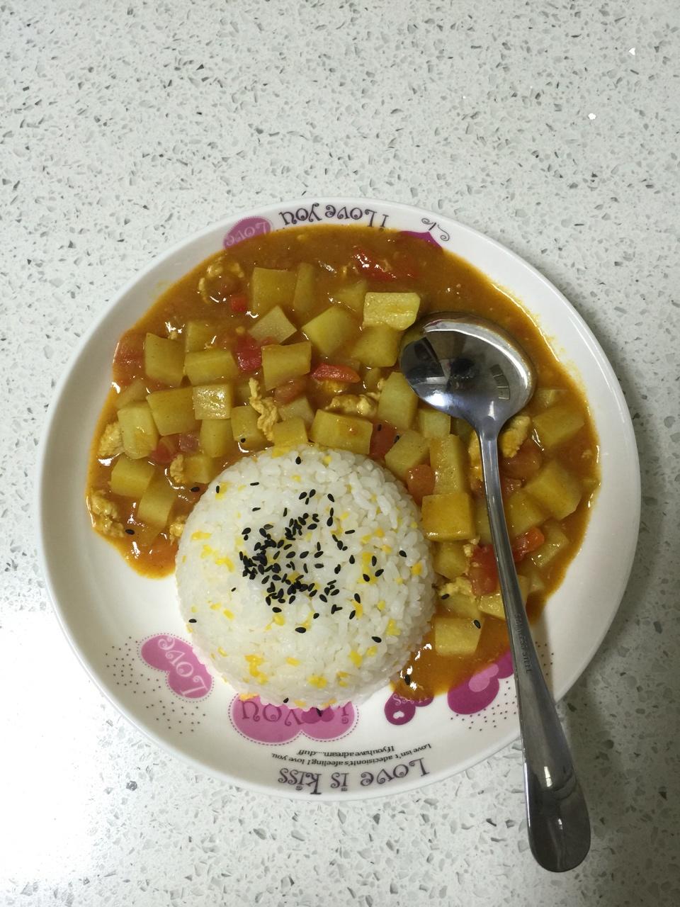 咖喱鸡肉饭