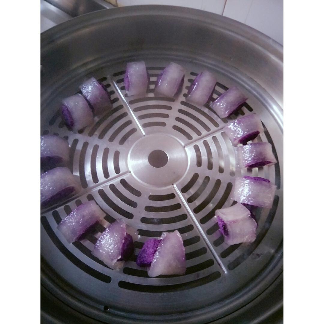 水晶紫薯糕