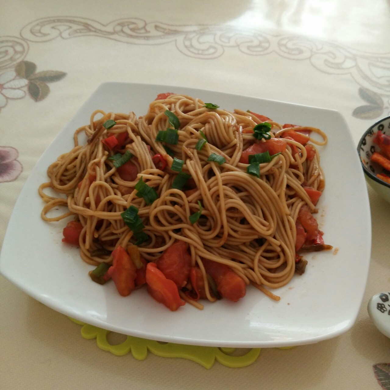 蒜香番茄意面