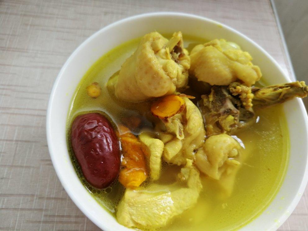 lian宝呀做的黄姜鸡汤