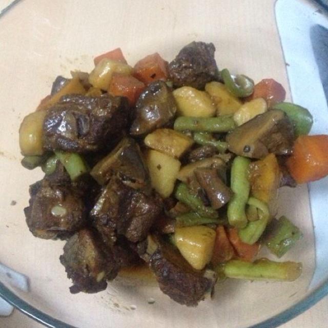 土豆炖排骨