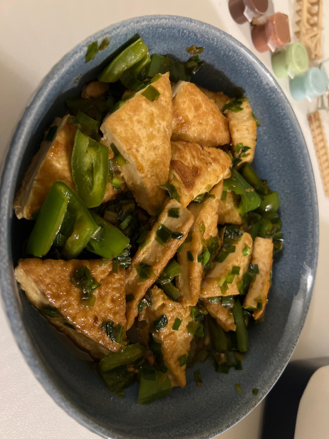 焖煎豆腐