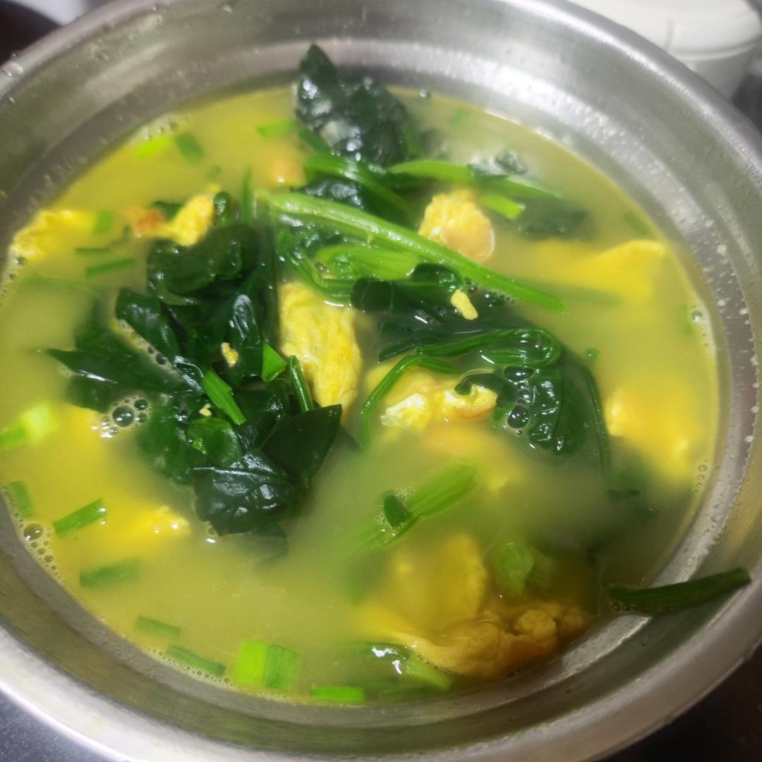 菠菜鸡蛋汤