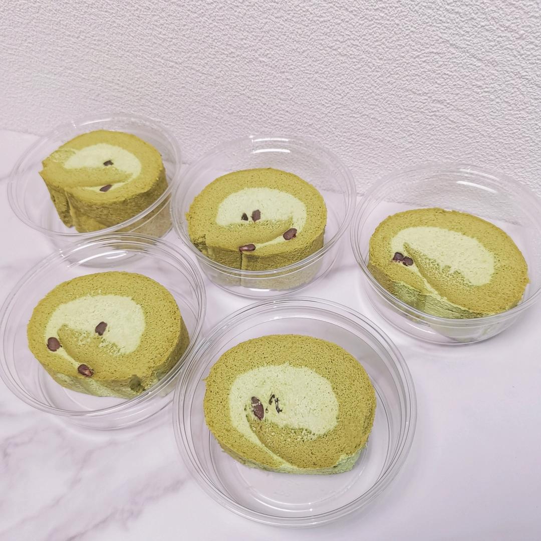 完美抹茶蜜豆蛋糕卷